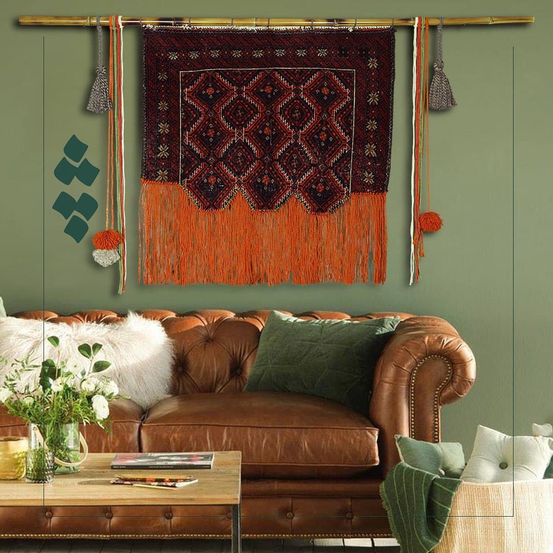 بوم فرش دستساز چله مدل تابناک