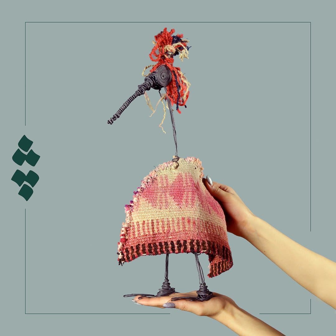 مجسمه دستساز چله مدل فرفری