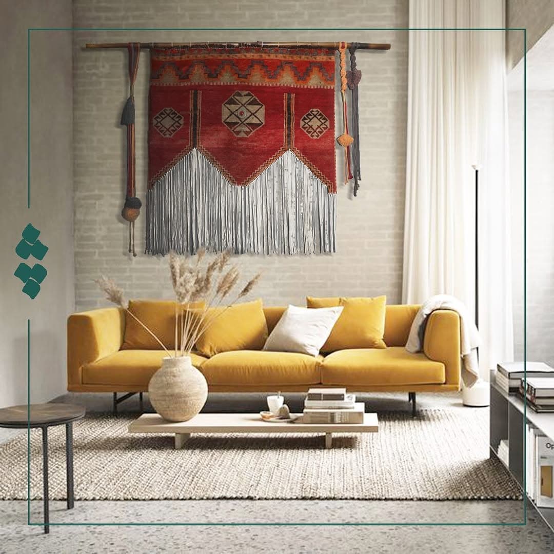 بوم فرش چله مدل خورشید