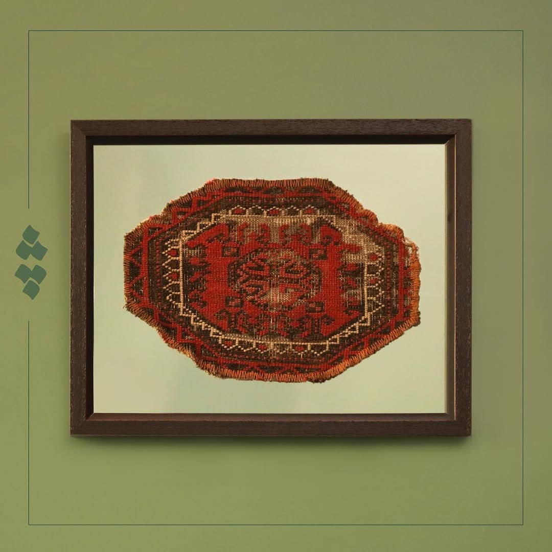 آینه فرش چله مدل آذین