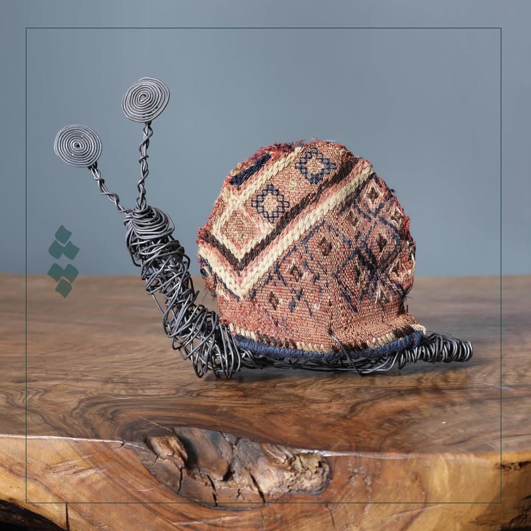 مجسمه دستساز چله مدل حلزون