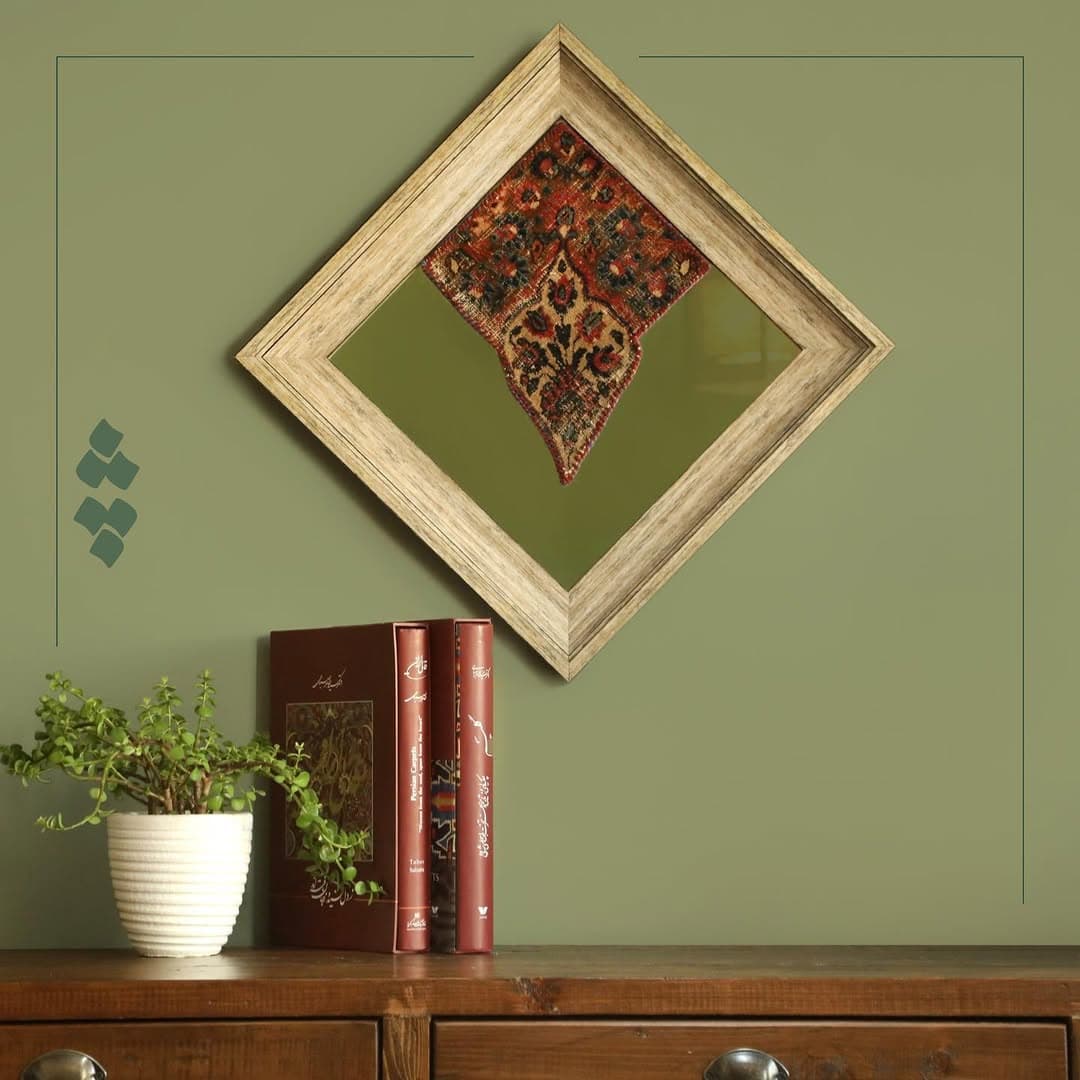 آینه فرش چله مدل آروشا