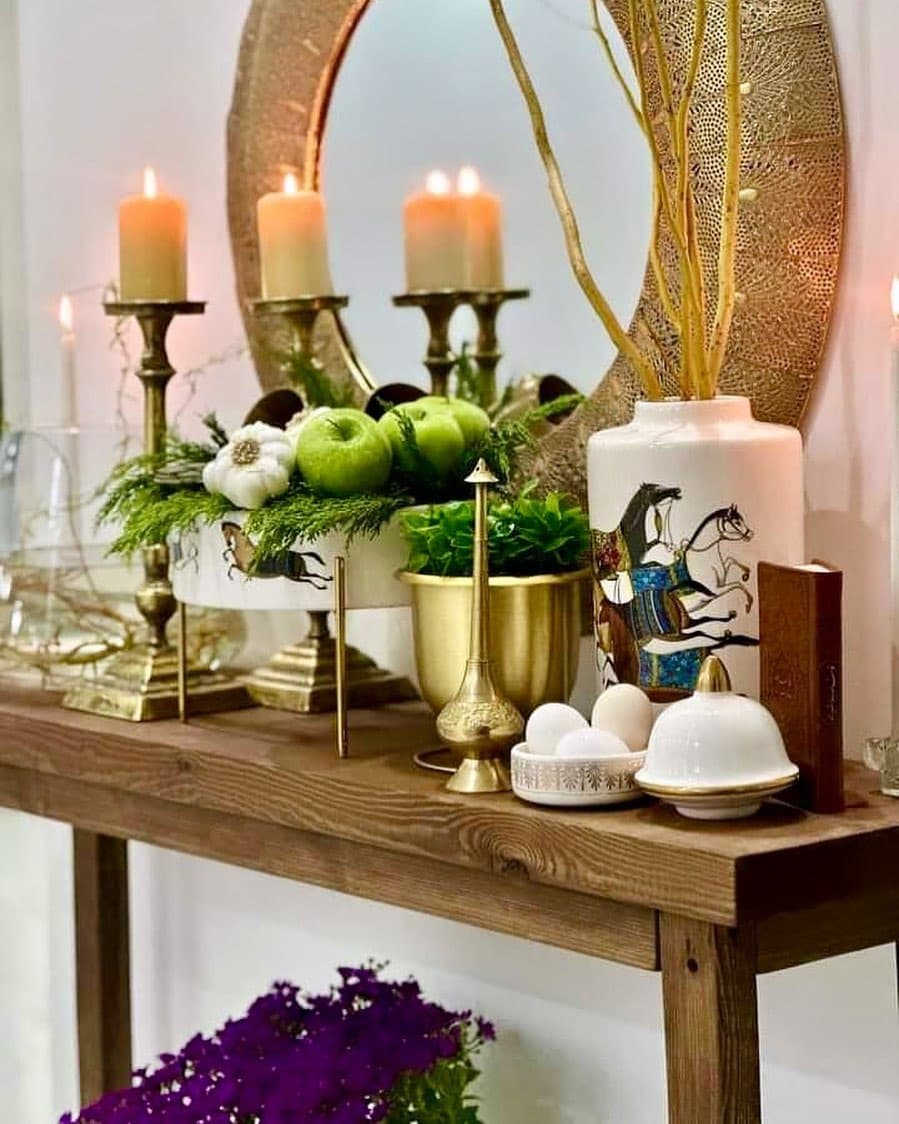 گلدان سرامیکی دکوری دست‌ساز طرح اسب