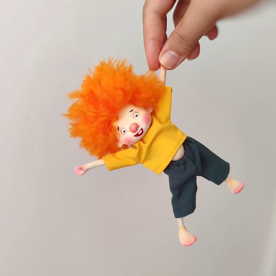 عروسک مفصلی وروجک نجار (Pumuckl)