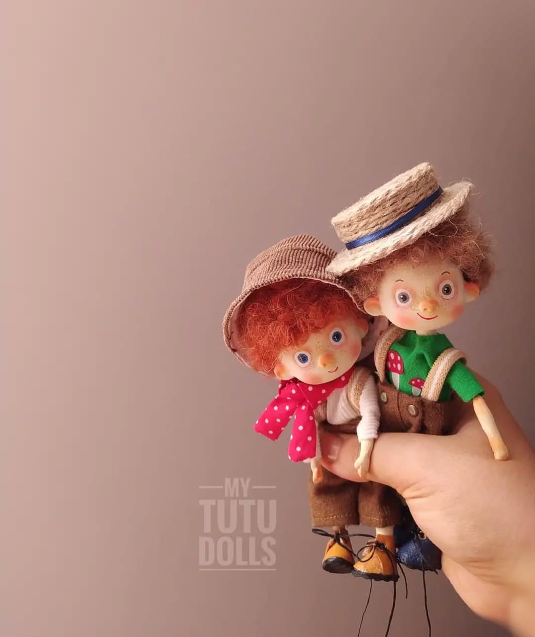 عروسک دست ساز مفصلی مدل یواشکی پسرانه