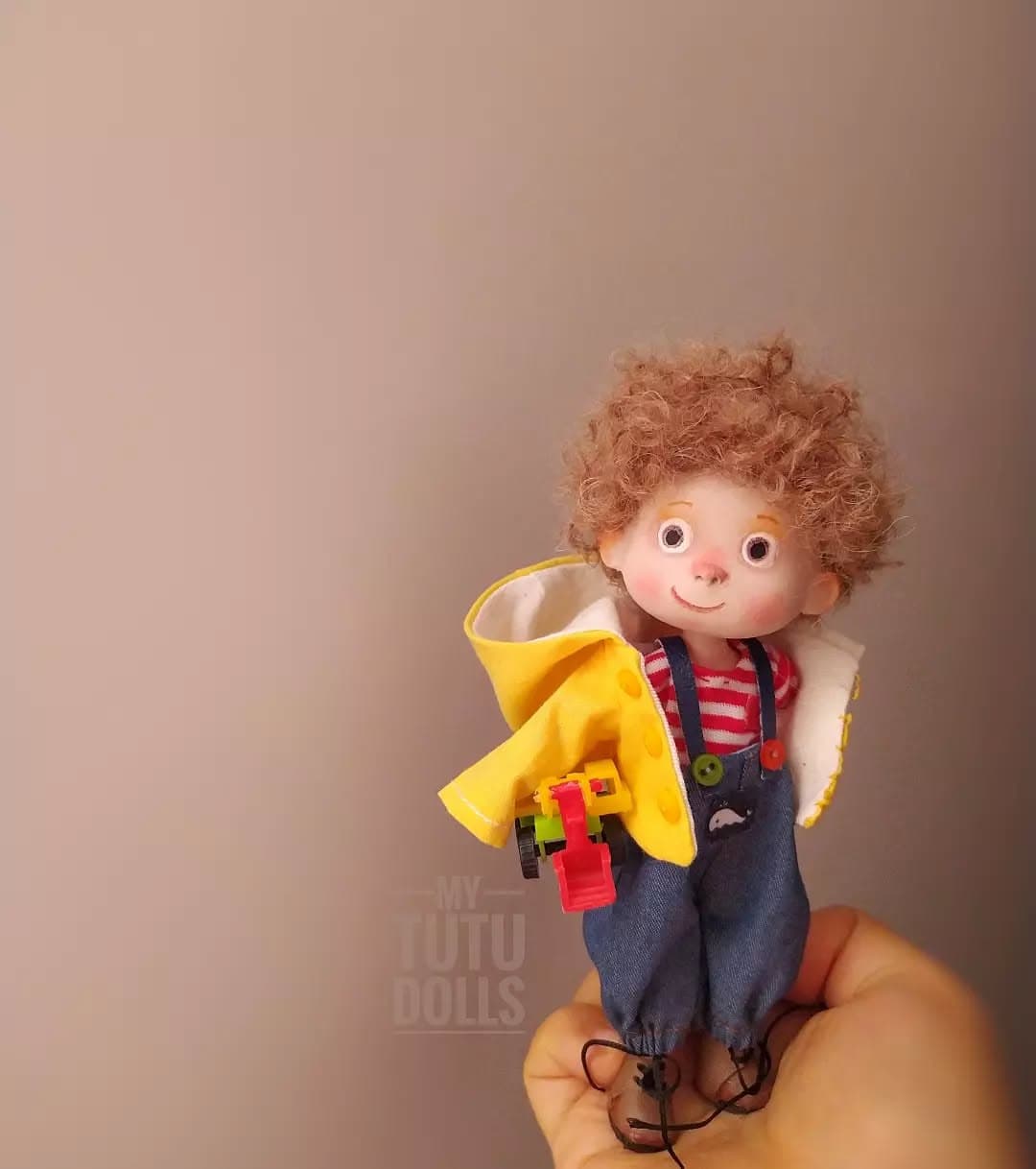 عروسک دست ساز مفصلی پسرانه مدل توتو