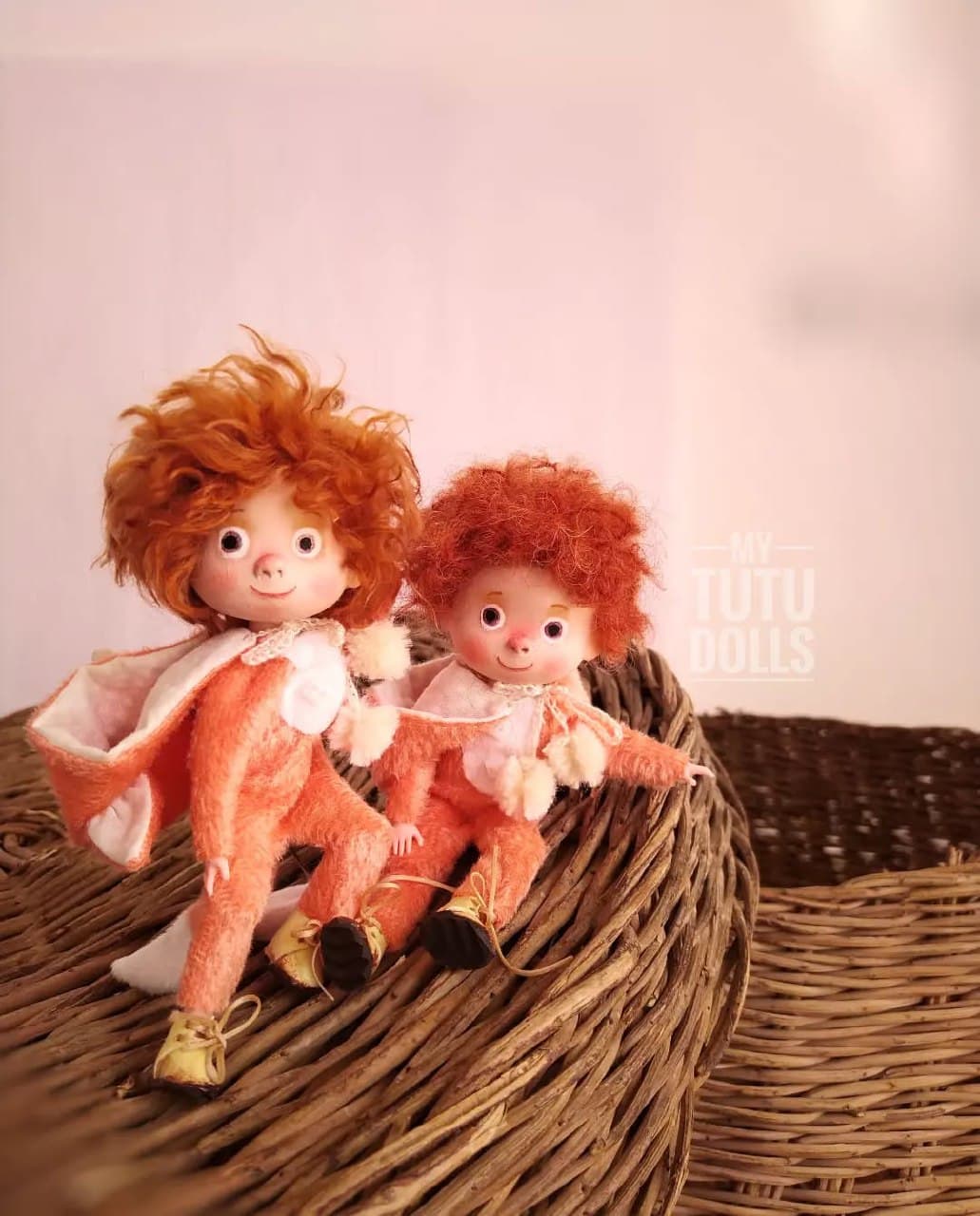 عروسک دستساز مفصلی پارچه‌ای مدل مستر فاکس