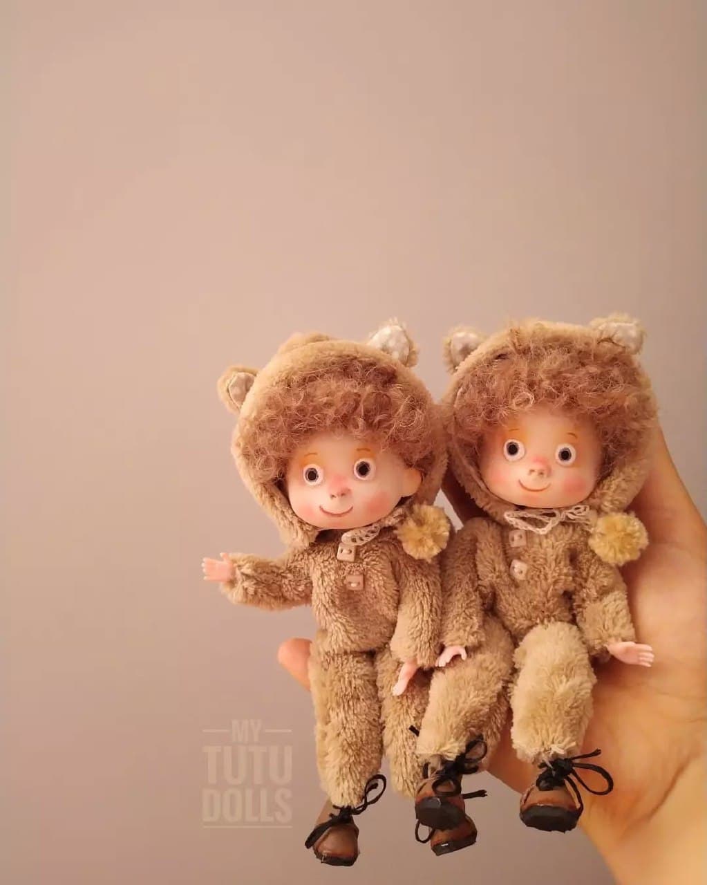 عروسک دستساز مفصلی کلکسیونی مدل خرسی