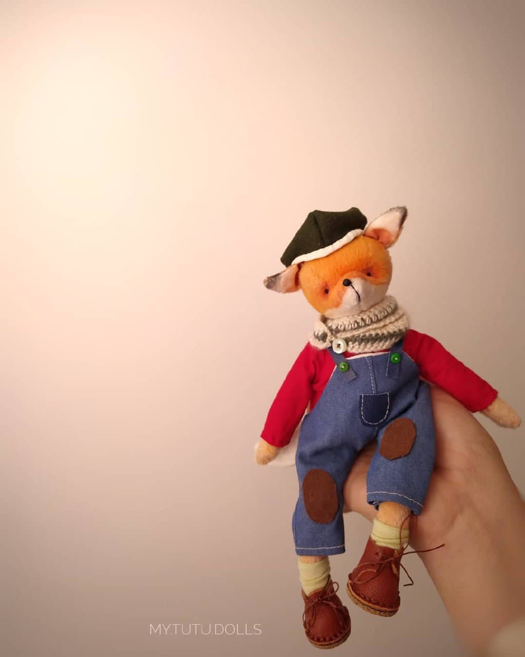 عروسک دستساز پارچه ای مستر فاکس