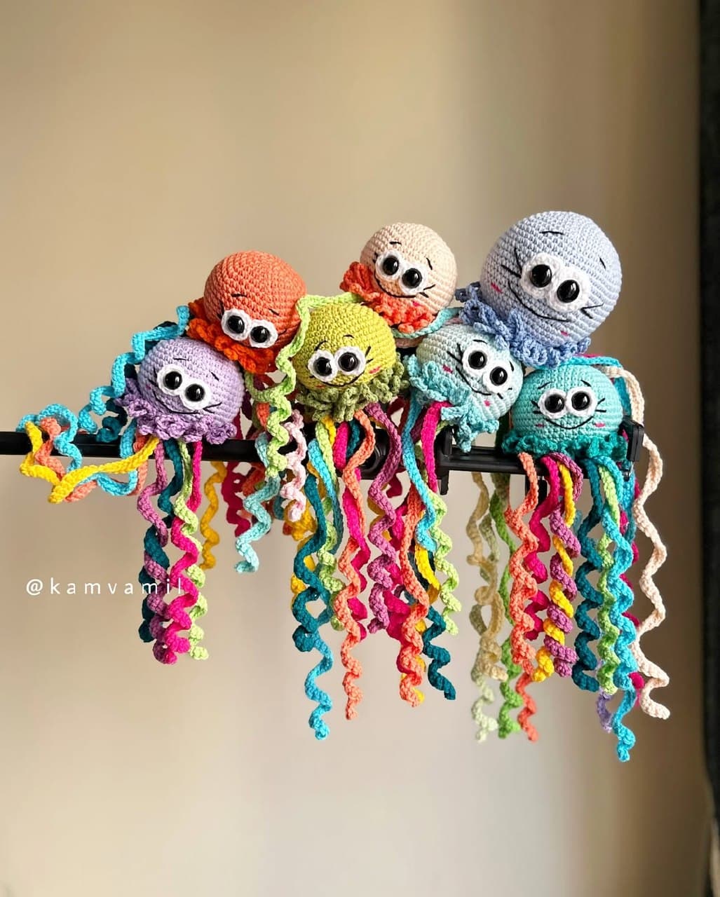 عروسک بافتنی عروس دریایی دستبافت