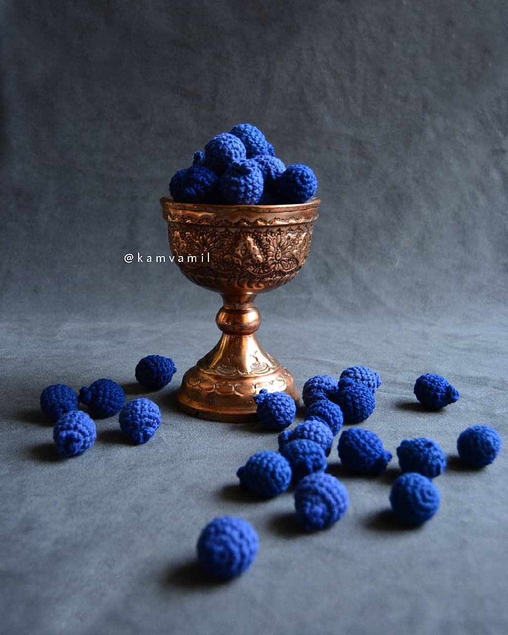 بلوبری بافتنی دکوری دستباف