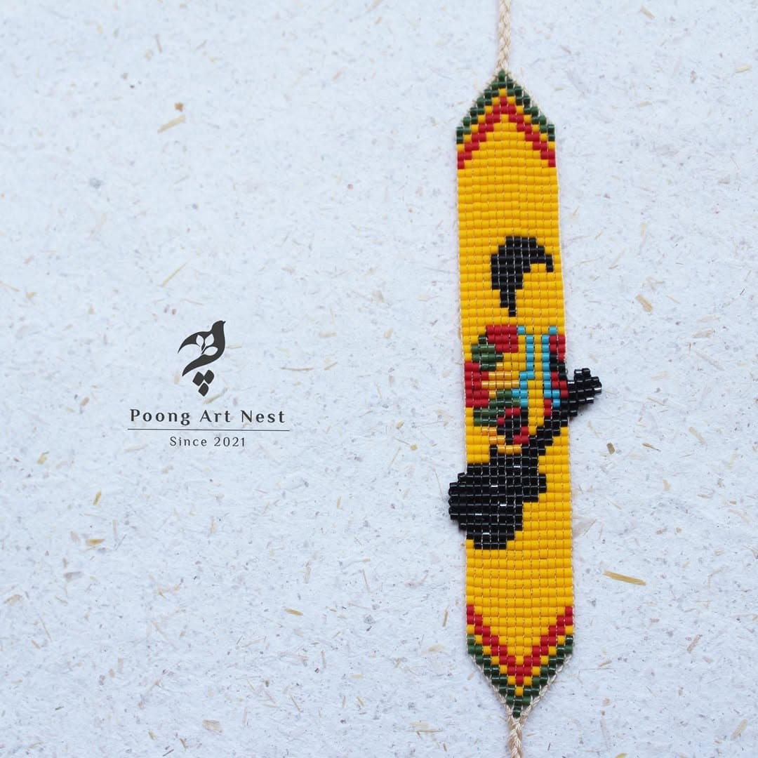 دستبند میوکی دستبافت طرح هری استایلز