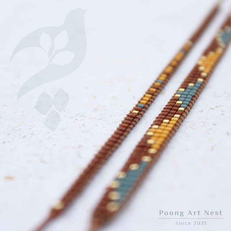 دستبند میوکی دست ساز با کد مورس believe