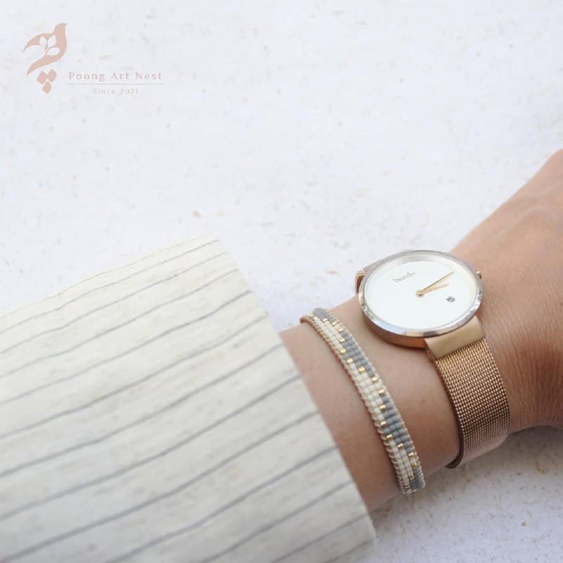 دستبند دستباف منجوقی میوکی