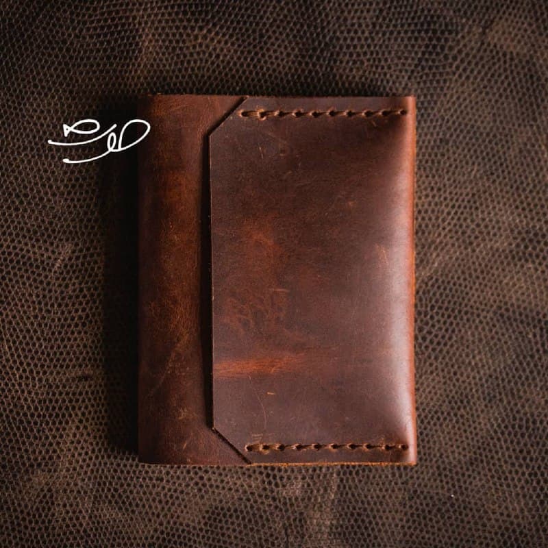 جاکارتی چرم طبیعی دست دوز هوت کرفتس مدل کریزی هورس