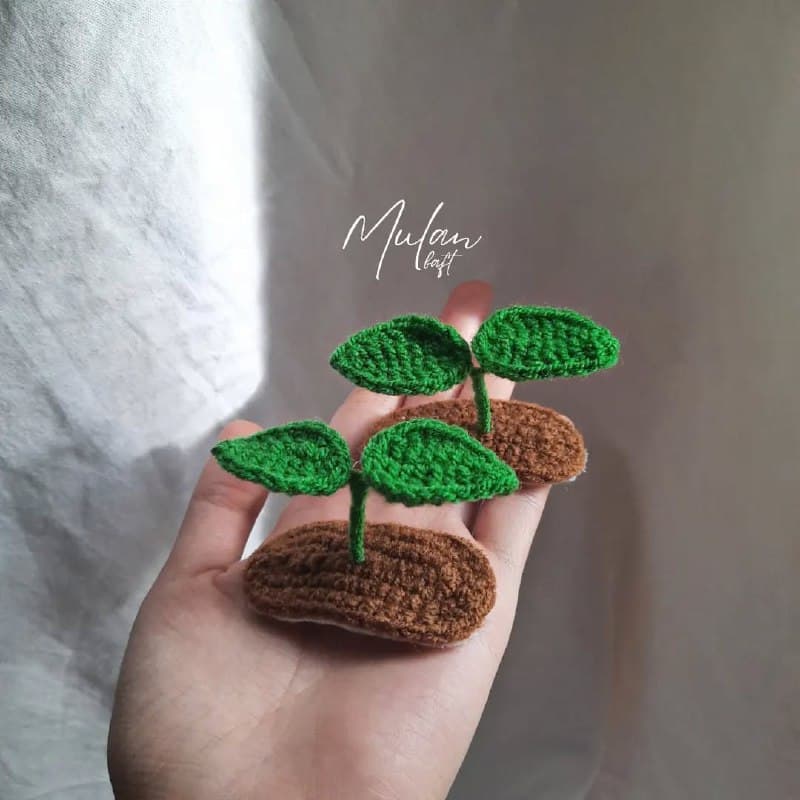 دکوری بافتنی فانتزی رومیزی طرح طبیعت