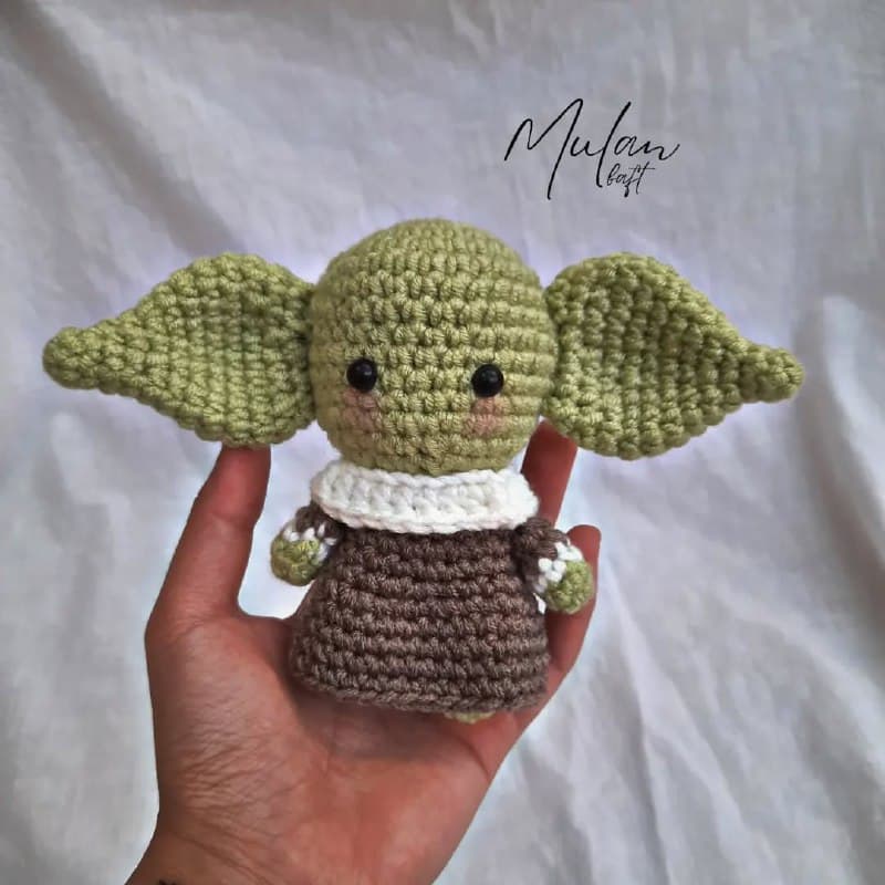 عروسک بافتنی بیبی یودا (گروگو)