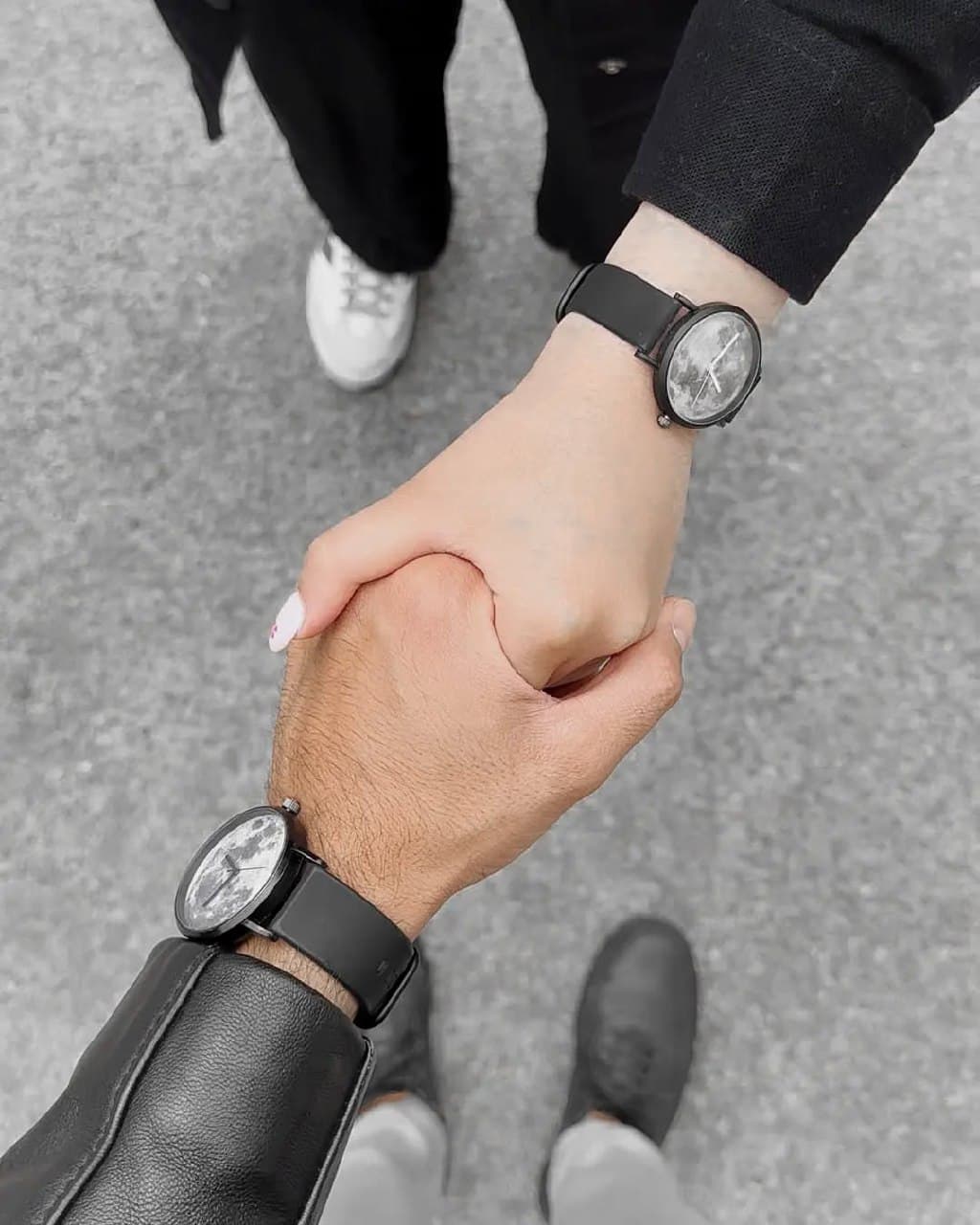 ست ساعت مچی زوج با طرح ماه مدل Moon