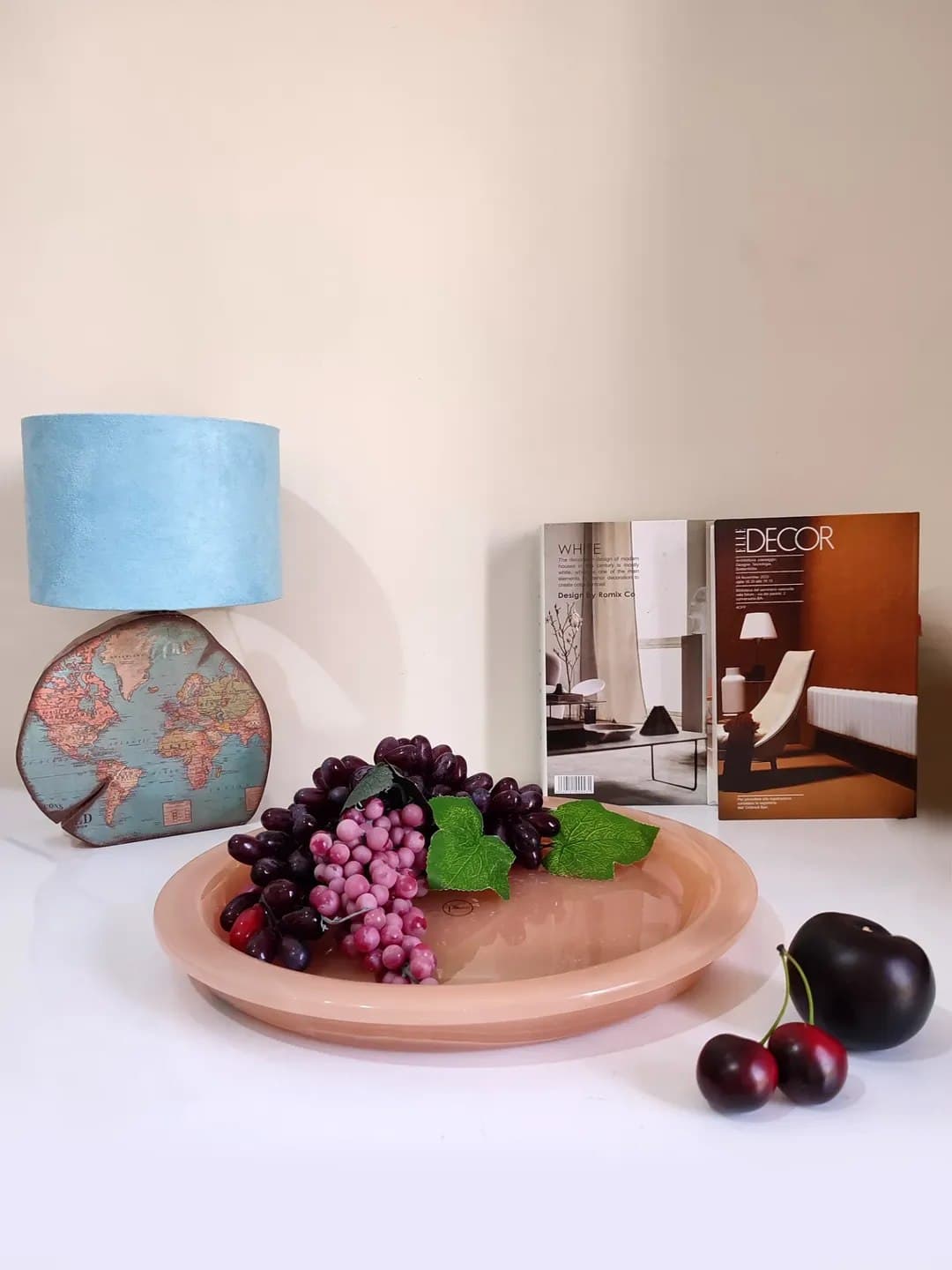 دیس پذیرایی سنگ مرمر صورتی افغان