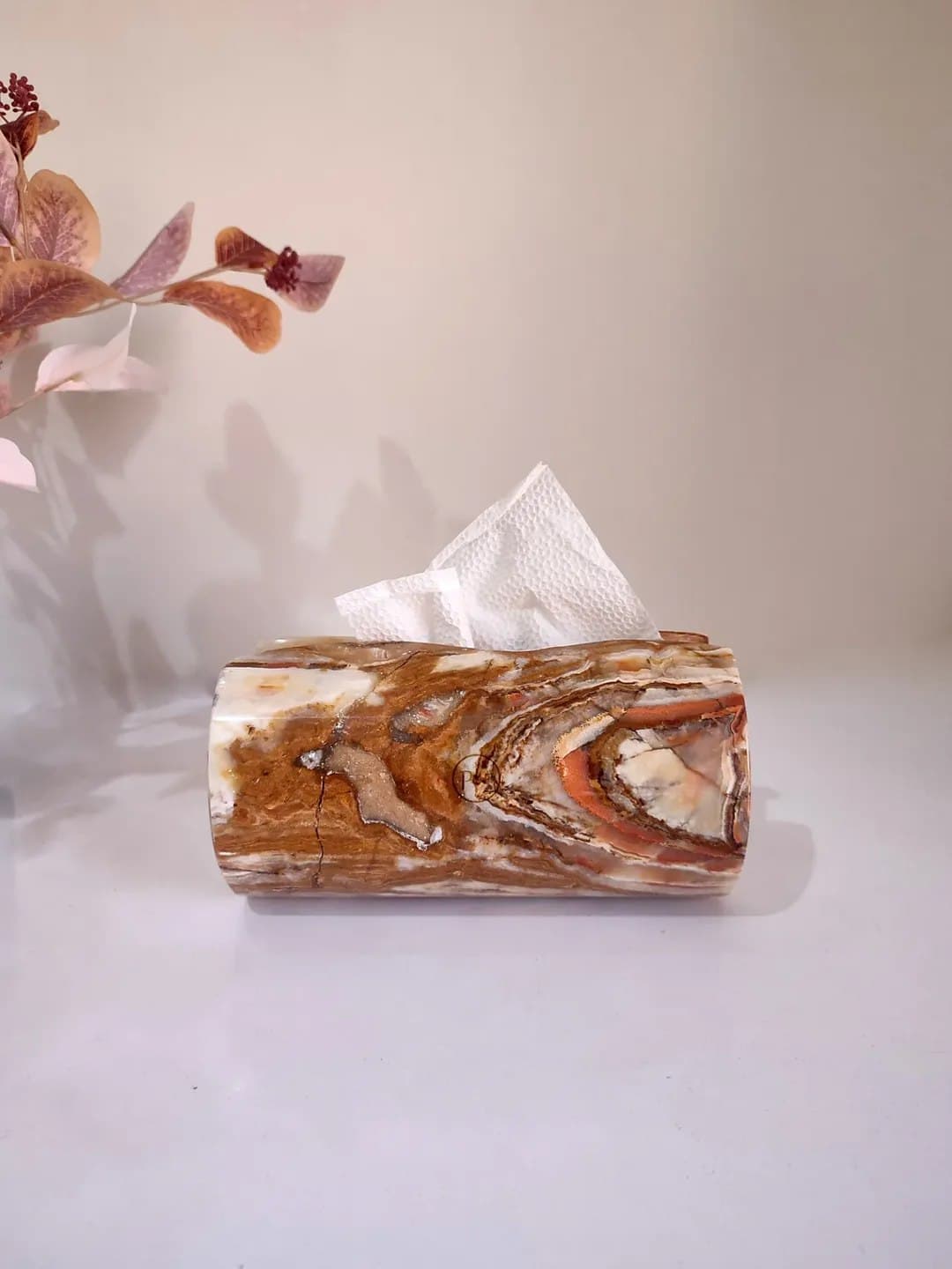 جای دستمال کاغذی سنگ مرمر طرح موج