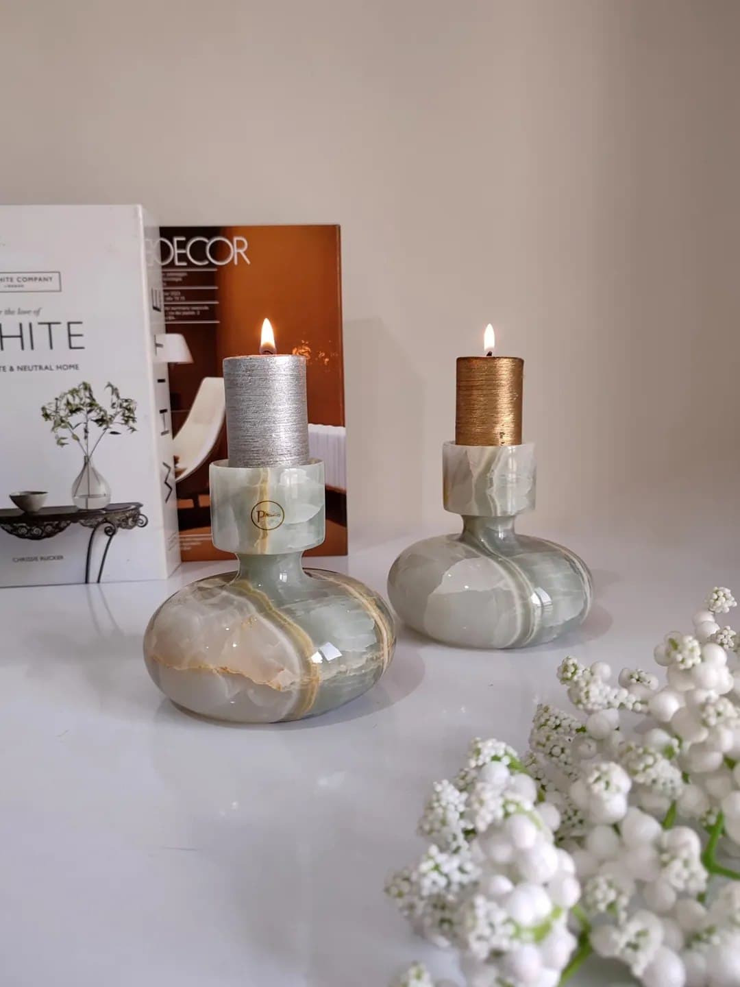 جاشمعی سنگ مرمر مدل جادو