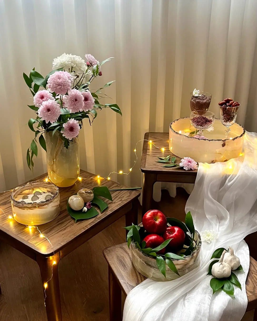 ست پذیرایی مرمر نباتی طرح ملودی