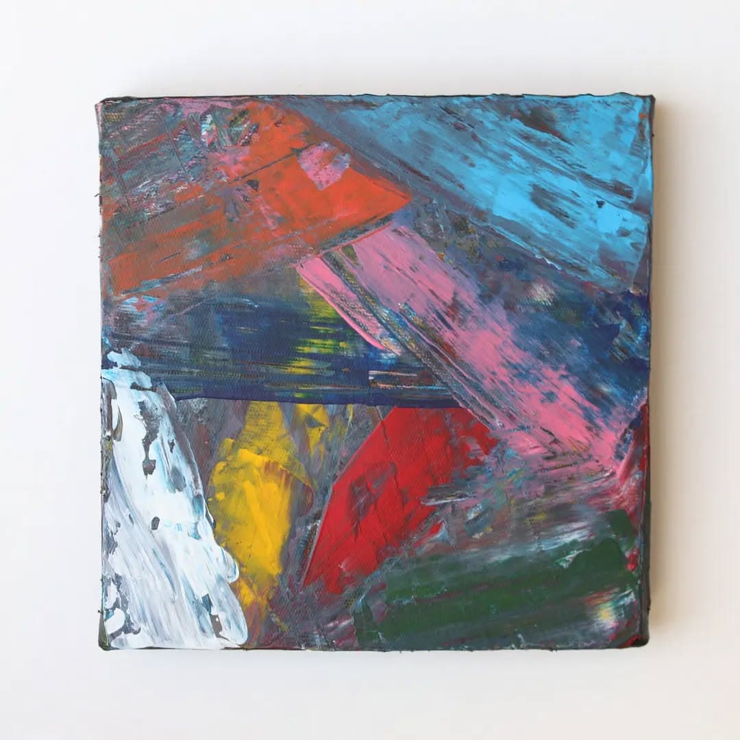 تابلو نقاشی اکریلیک مدرن طرح انتزاعی