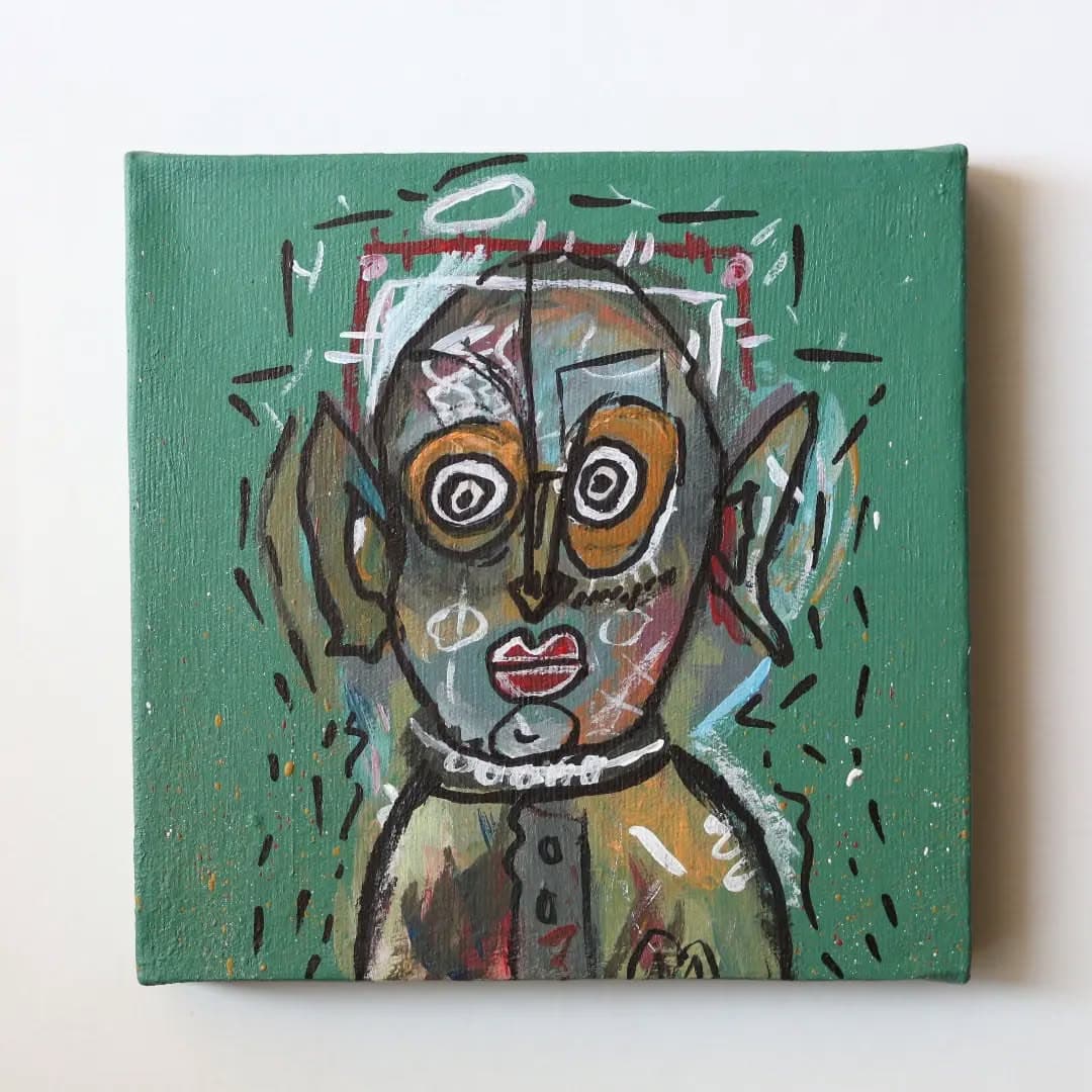 تابلو نقاشی دکوراتیو اکریلیک مدل شوک