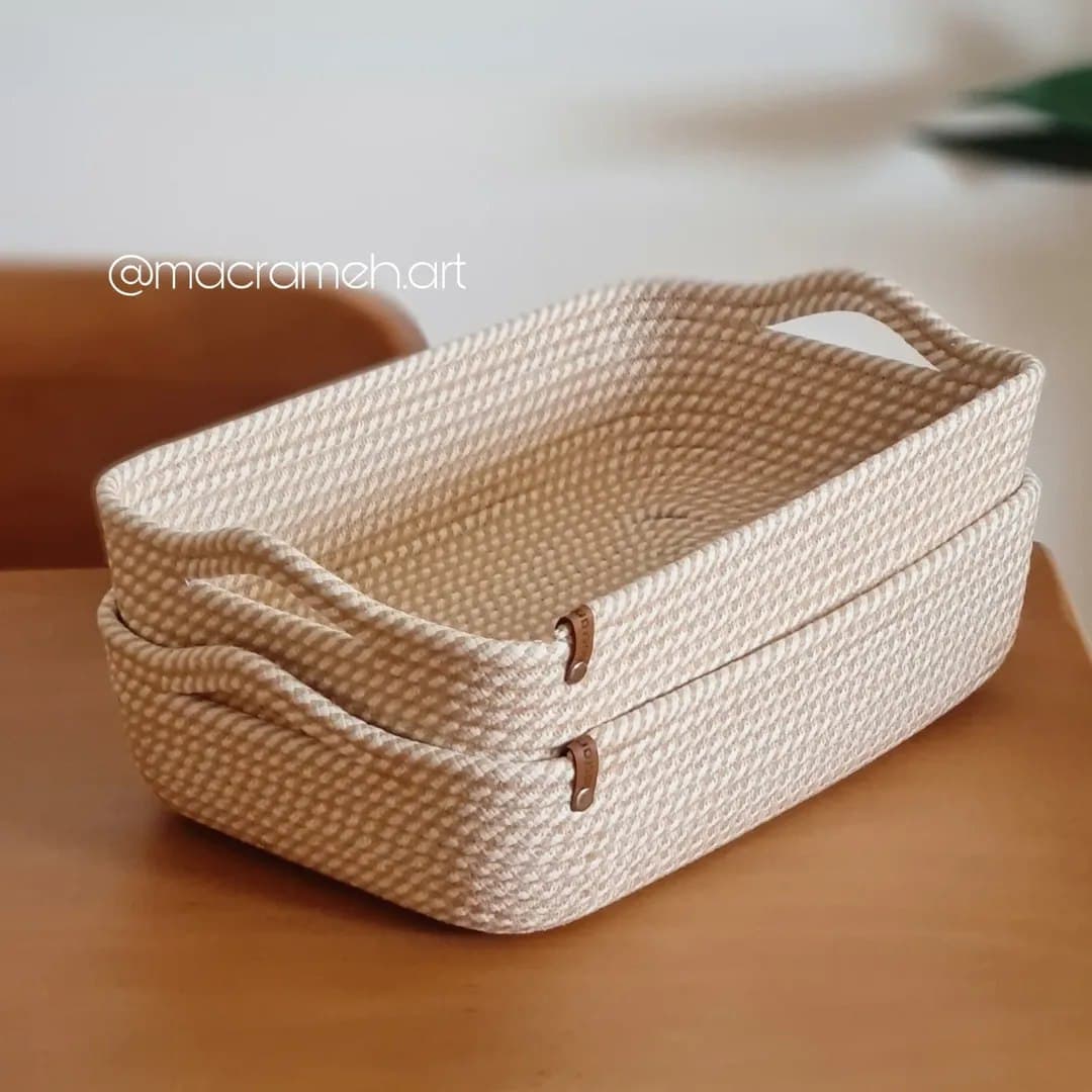 باکس نظم دهنده قیطانی مستطیلی دسته دار