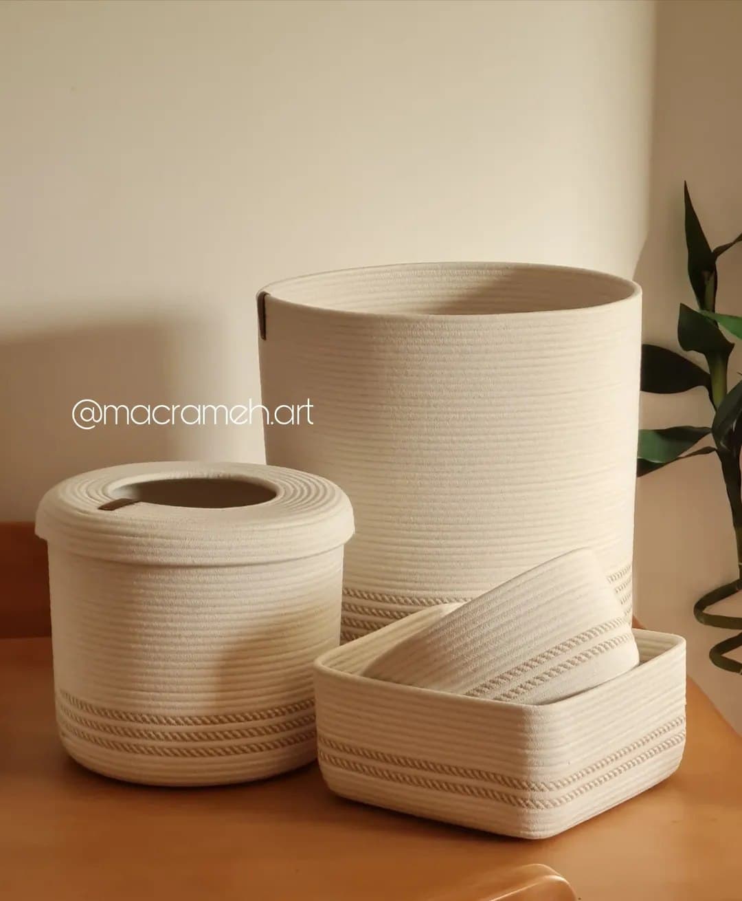 ست نظم دهنده و ارگانایزر 4 تکه قیطانی دست ساز