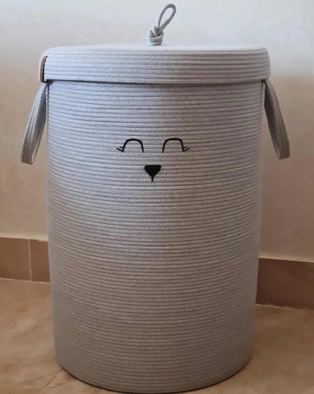 سبد لباس و اسباب بازی قیطانی درب دار طرح حیوانات