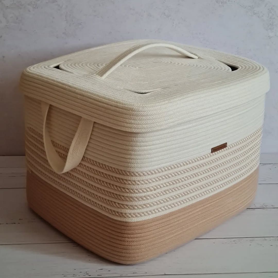 باکس نظم دهنده قیطانی دردار دو رنگ دستبافت