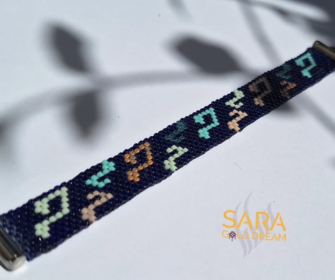 دستبند میوکی دستباف طرح ملودی