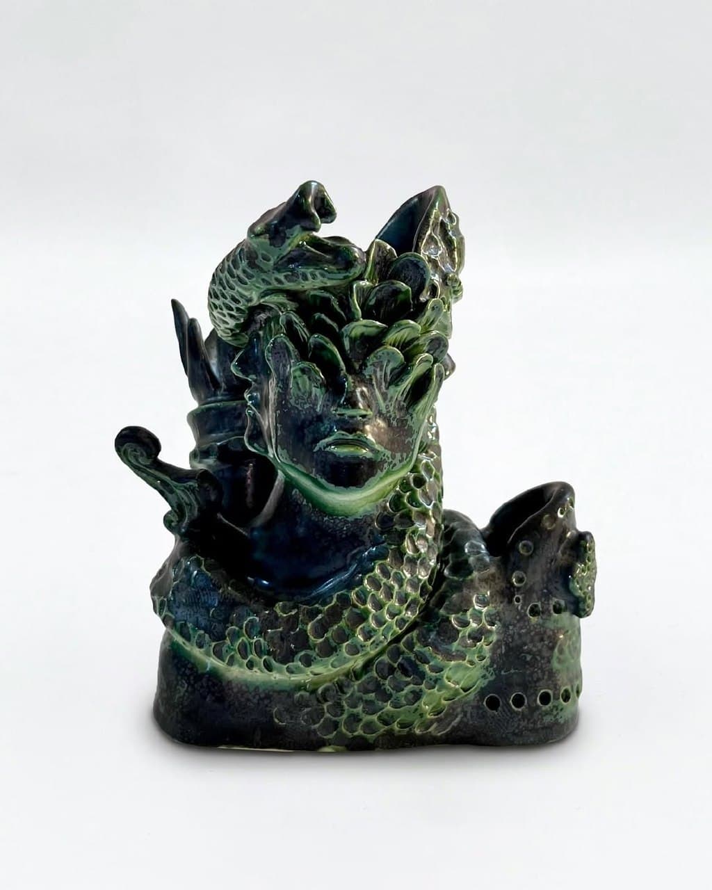 جاقلمی سرامیکی دست ساز طرح هکاته