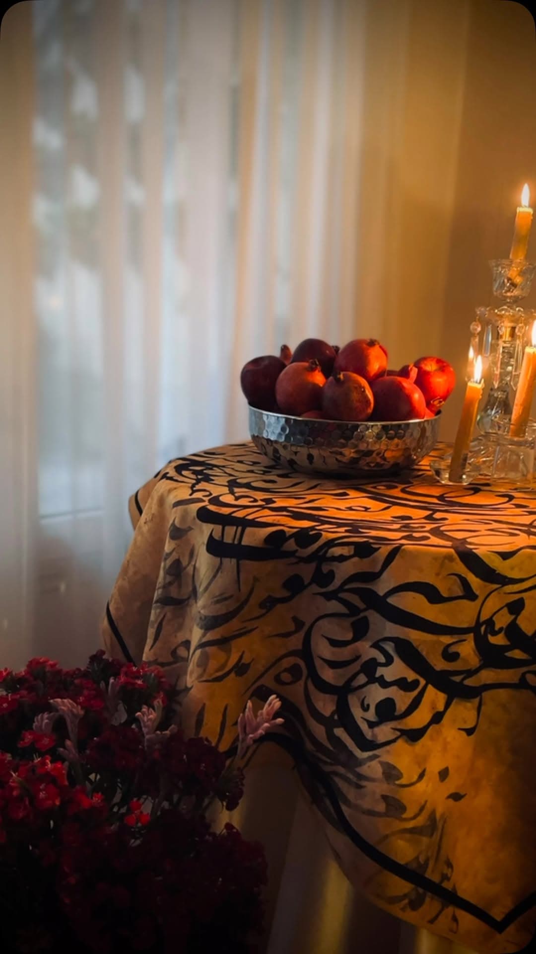 رومیزی دکوراتیو شب یلدا