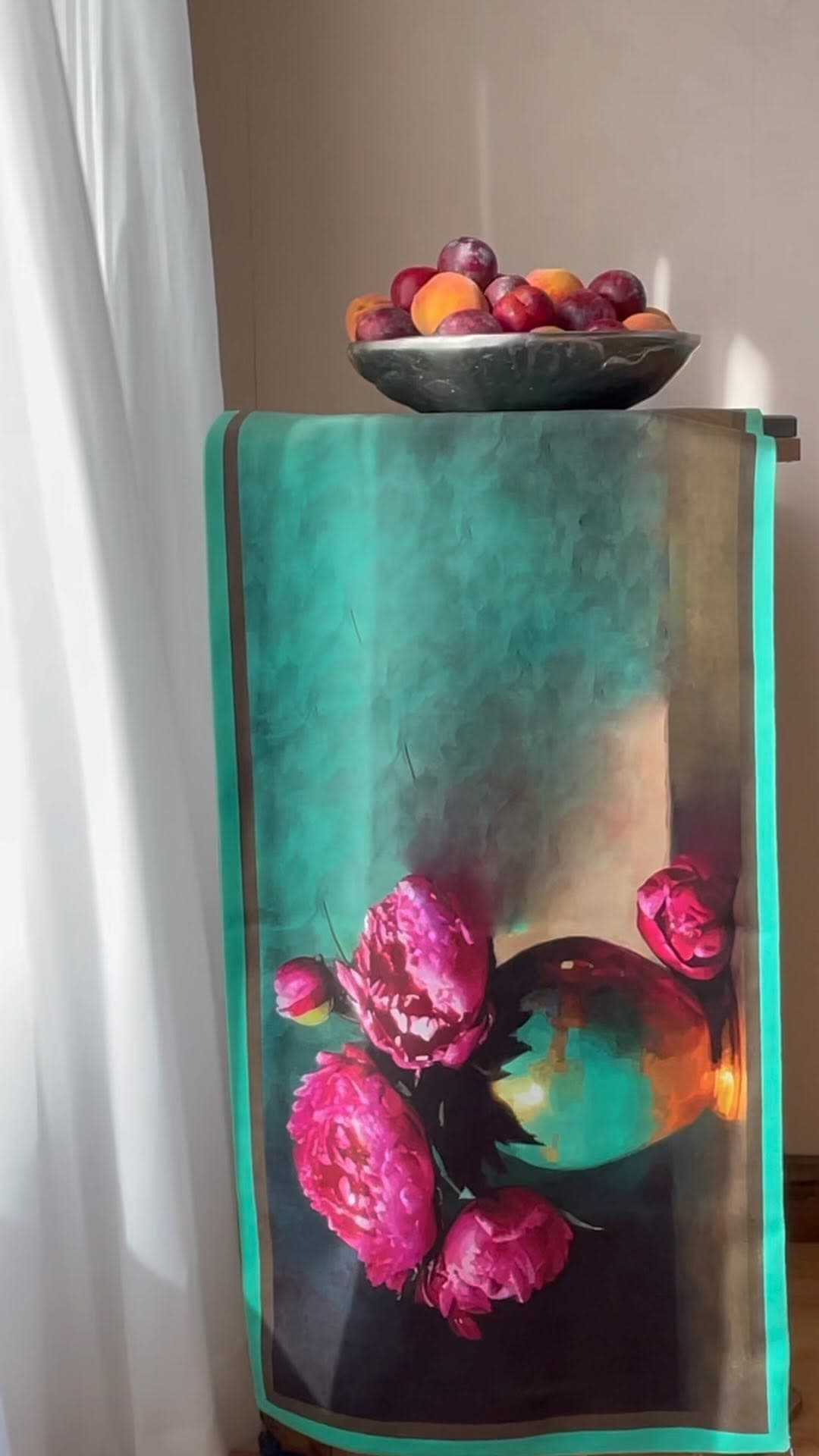 رانر هنری طرح گل صدتومانی