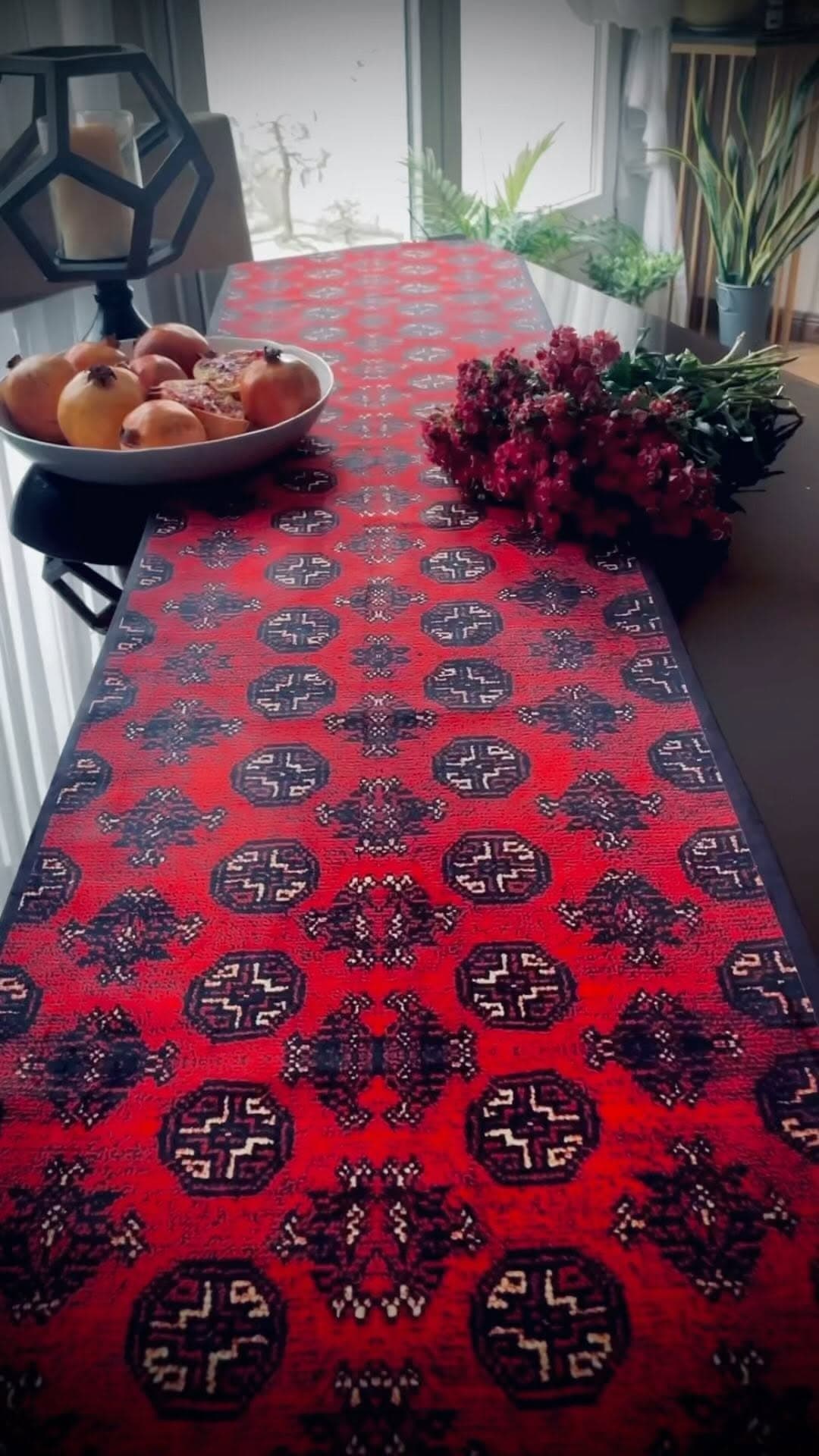 رانر رومیزی طرح سنتی یلدا