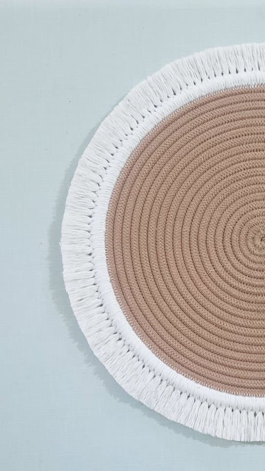 زیربشقابی قیطان دوزی ریشه دار