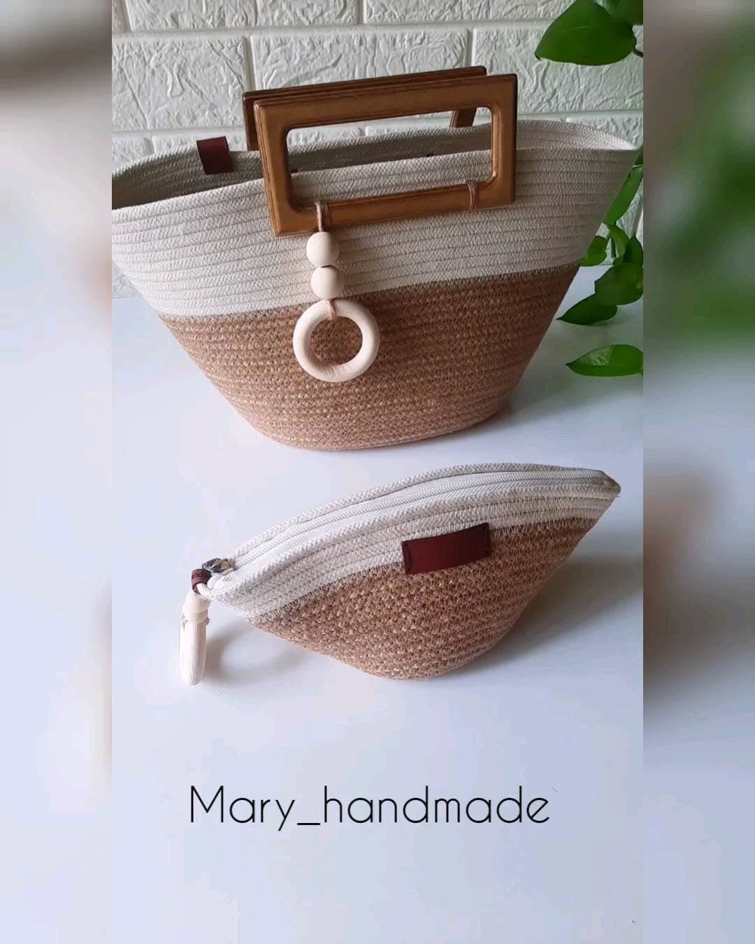 ست کیف دستی و کیف آرایشی دست ساز