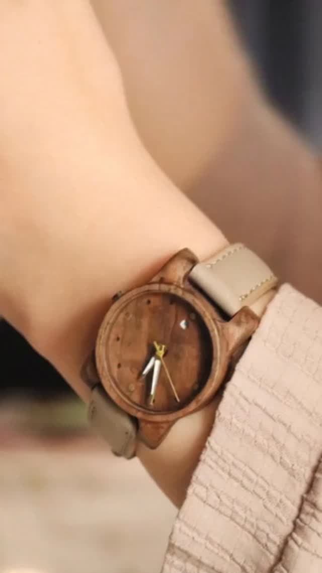 ساعت مچی چوبی شلتا مدل وینسار