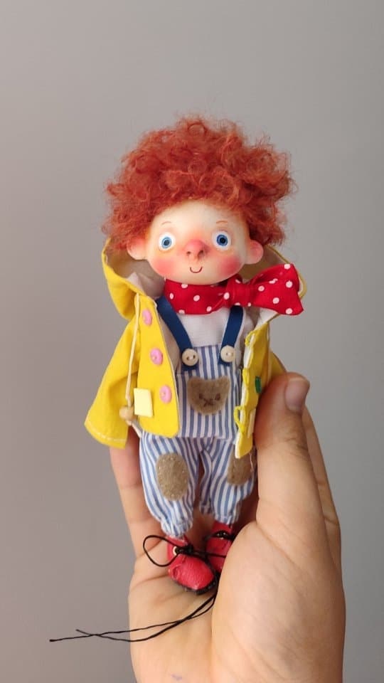 ست عروسک دست ساز پارچه ای دختر و پسر با بسته بندی ویژه