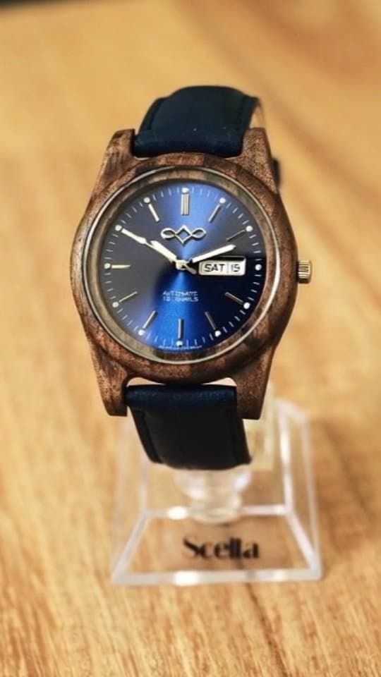 ساعت مچی چوبی مردانه اسچلتا مدل هور