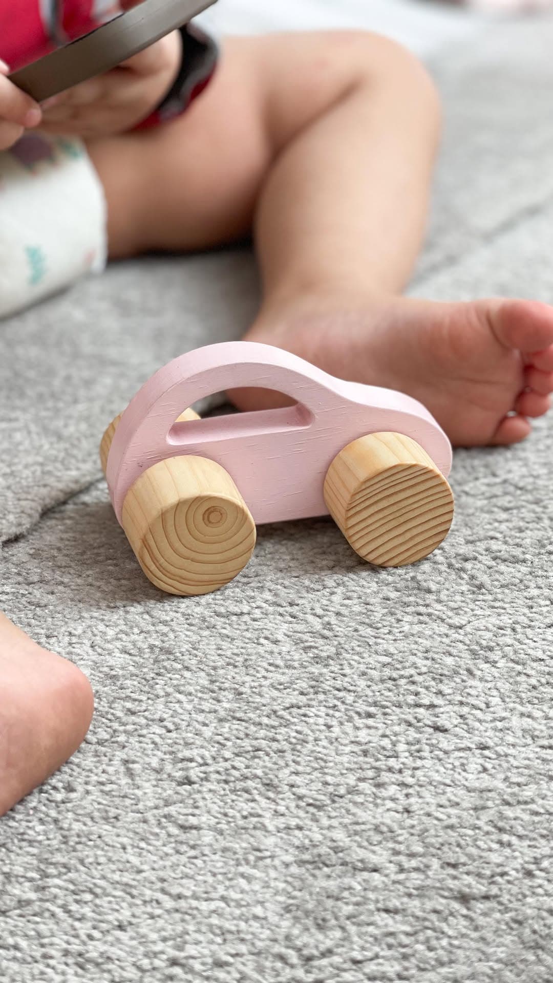 ماشین چوبی اسباب بازی کودک و نوزاد