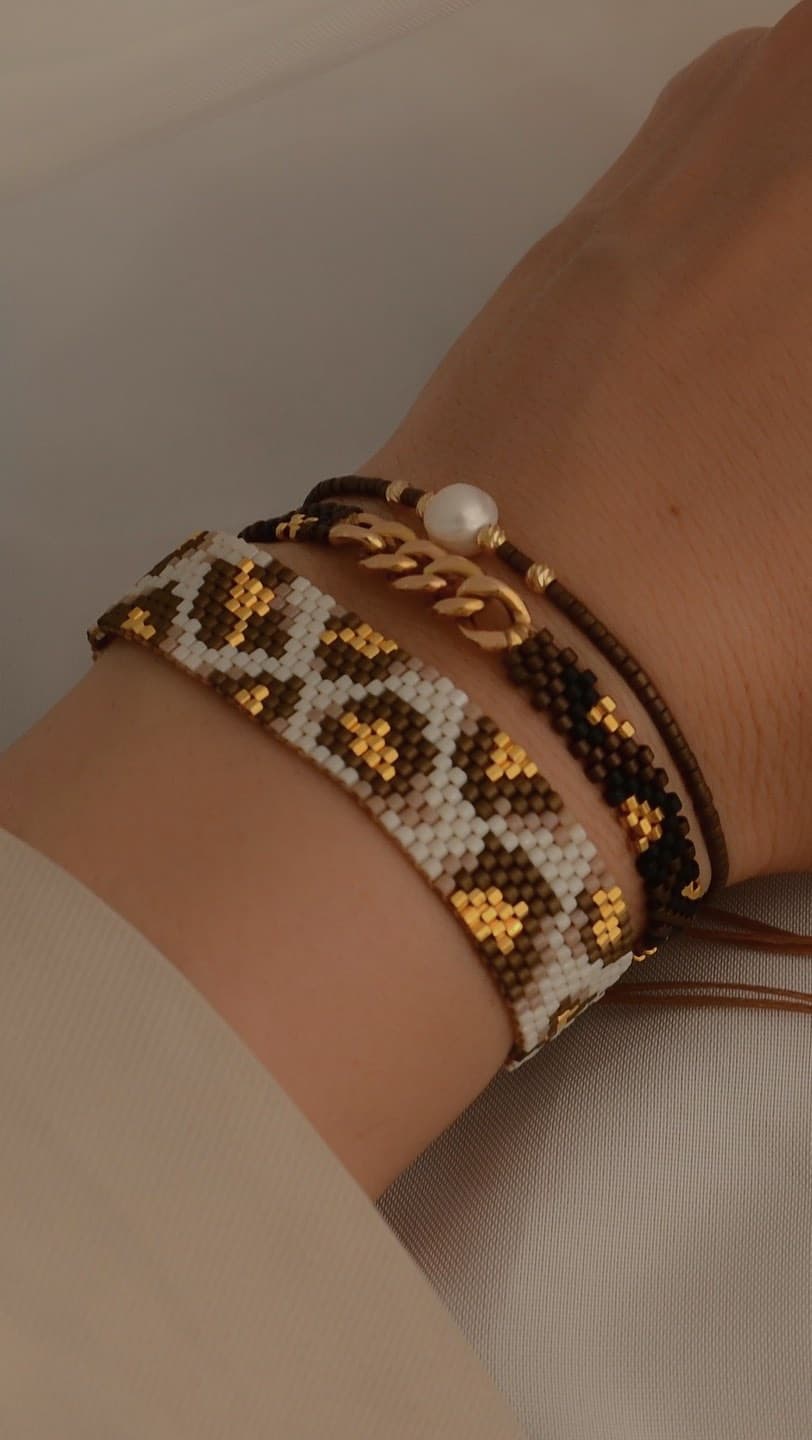 ست دستبند زنانه لئوپارد و کارتیر