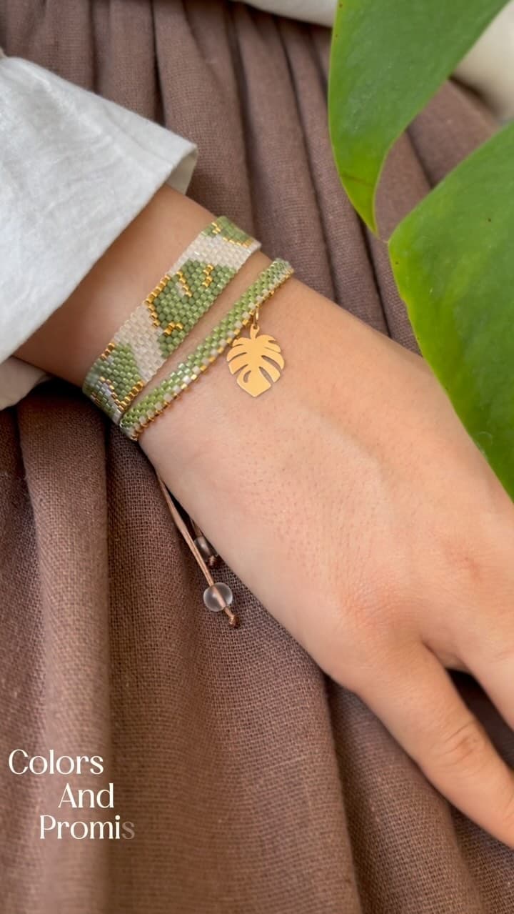 ست دستبند میوکی و طلا طرح مانسترا