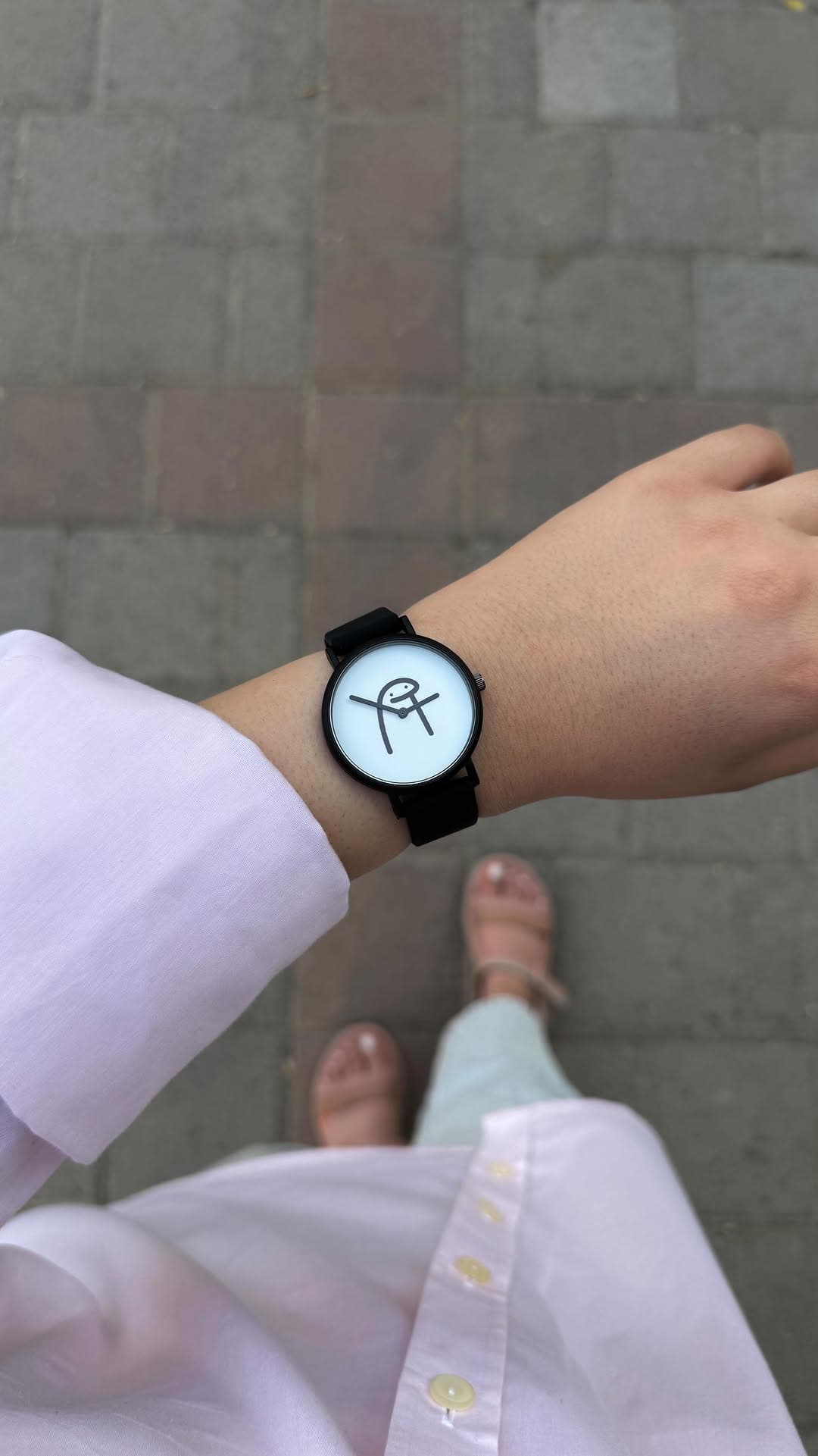 ساعت مچی فانتزی طرح قلی با بند سیلیکونی مشکی