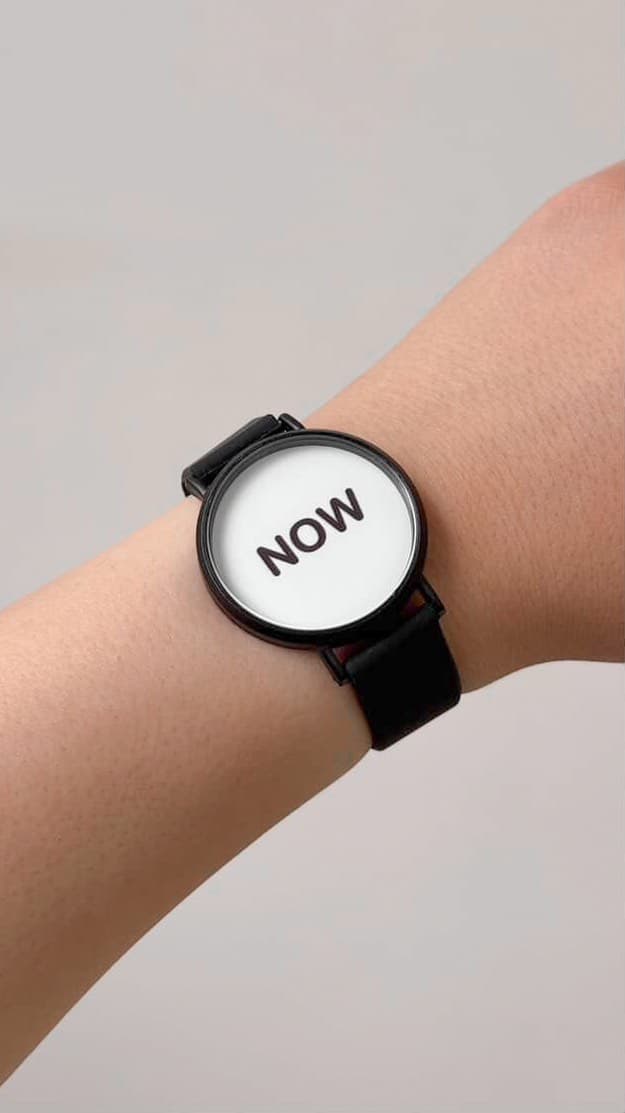 ساعت مچی ست مینیمال با طرح NOW