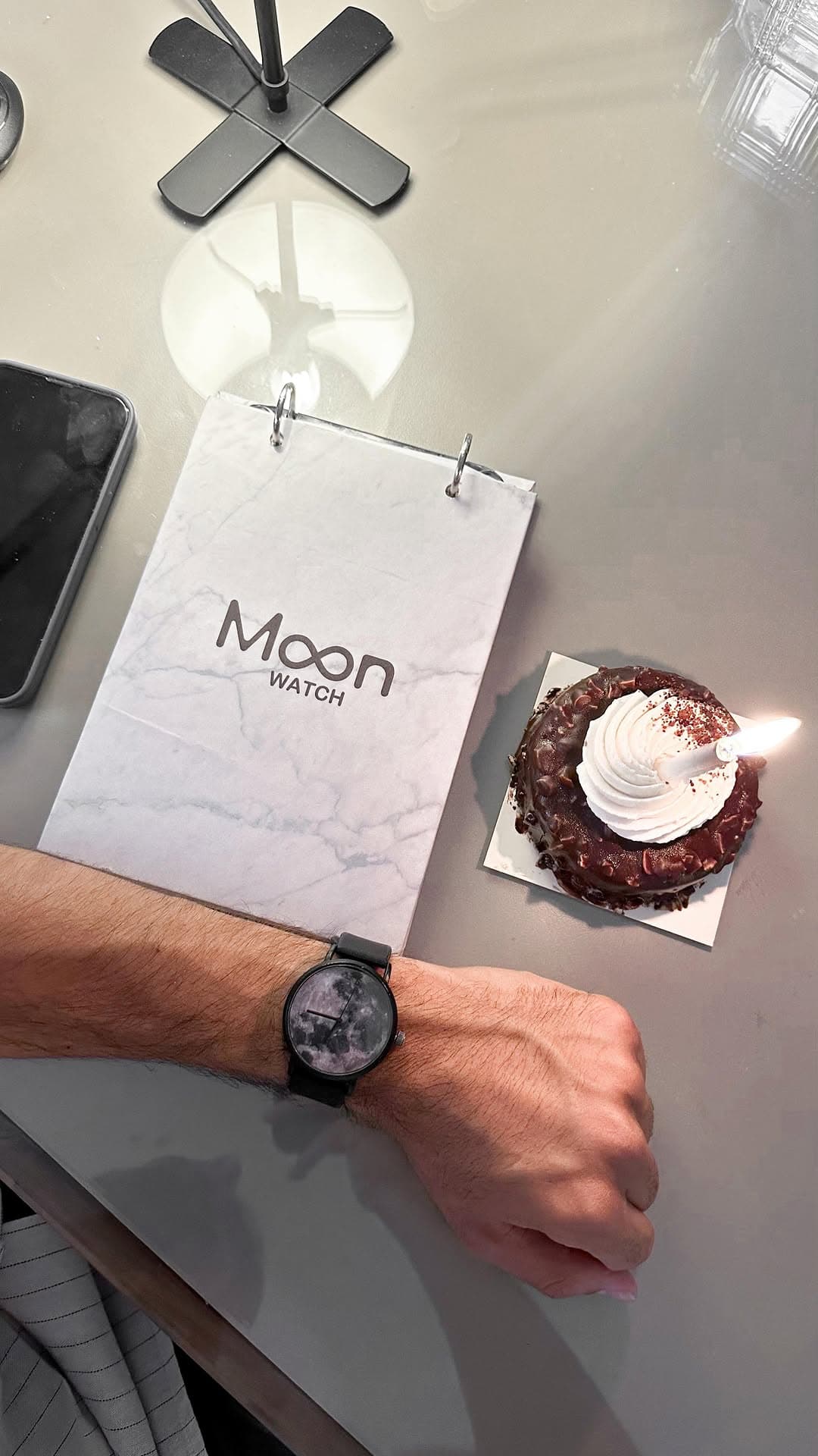 ساعت مچی مردانه مون واچ مدل کلاسیک مشکی