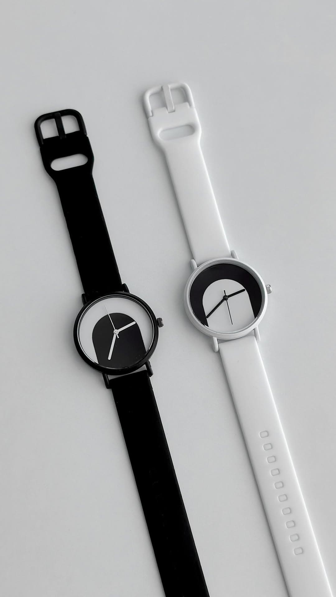 ست ساعت مچی مینیمال مون واچ مدل Yin Yang