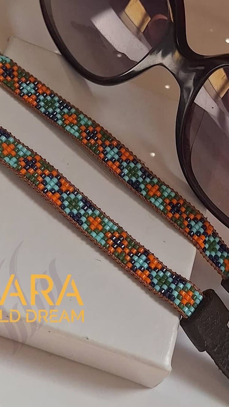 بند عینک دست ساز منجوقی میوکی طرح ساحلی